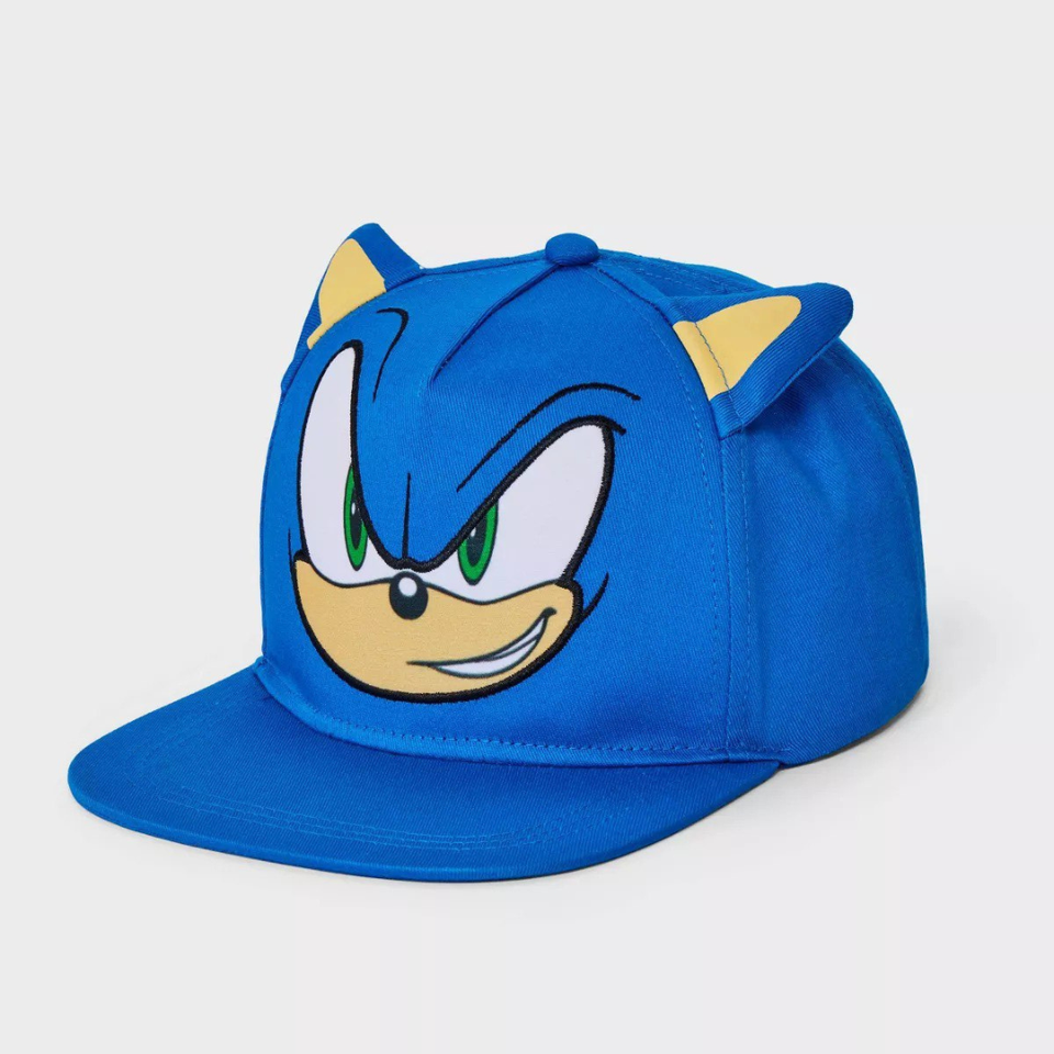 (5 to 18 Years) Sonic Blue Kids Cap – Cool 3D Ears Design