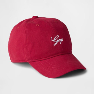 (5Y to 18 Years)Twill Corner Classic Red Kids Cap – Premium Cotton Embroidered Style