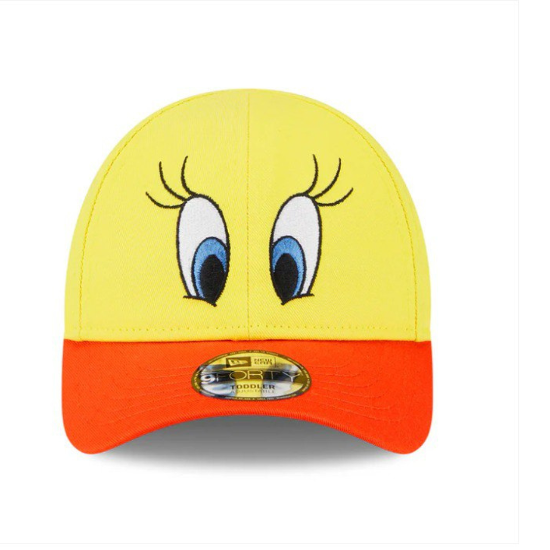 (5 to 18 Years) Tweety Yellow & Orange Kids Cap – Fun Cartoon Style