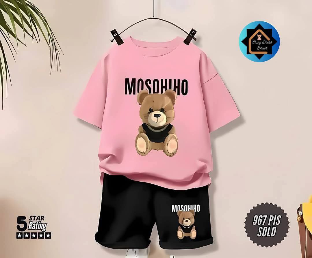 (3–12 Years) A- Urban Black Streetwear Set – Bold Summer Outfit for Boys