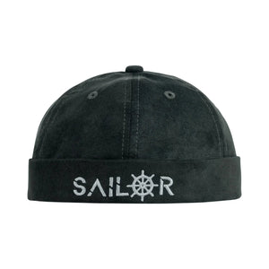 ( Men’s ) Olive Docker Cap – Sailor Embroidered Edition