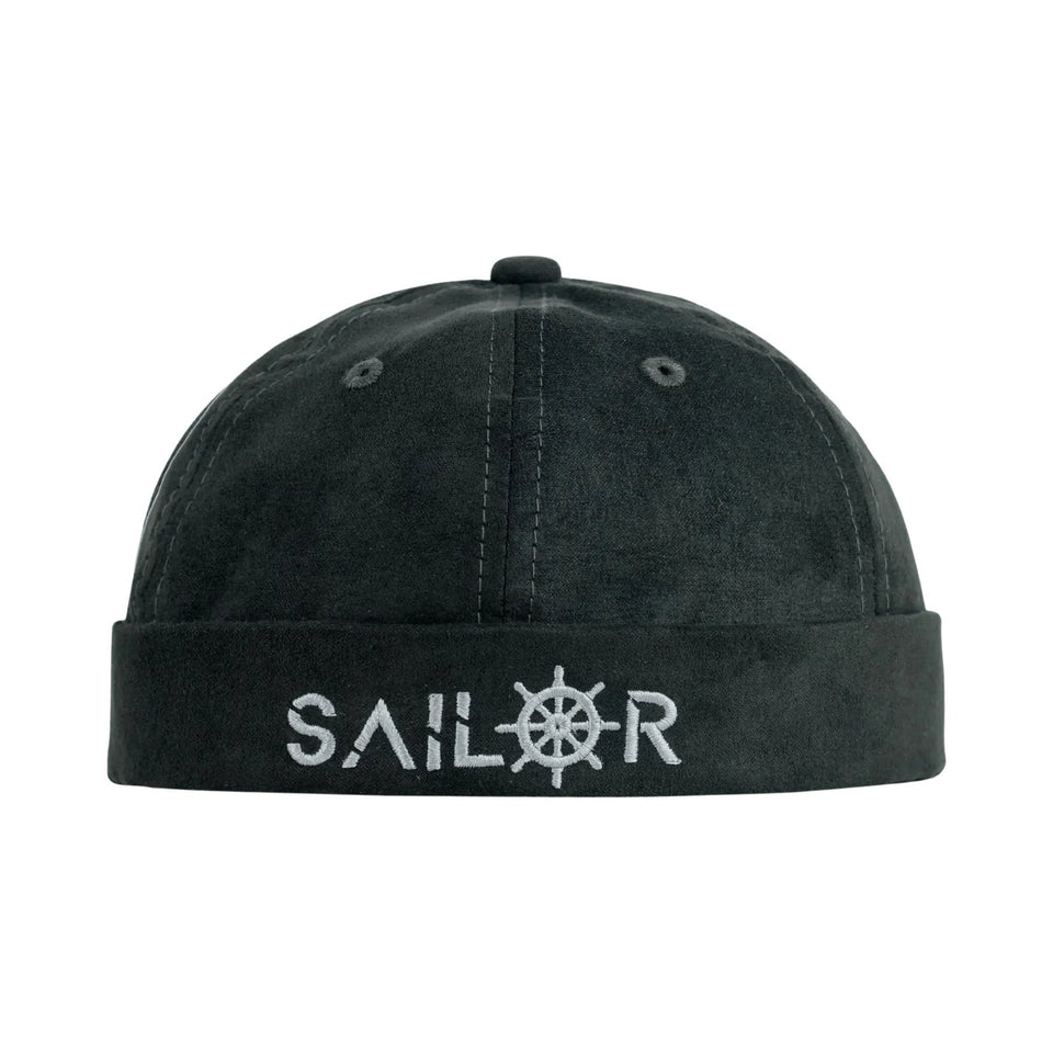 ( Men’s ) Olive Docker Cap – Sailor Embroidered Edition