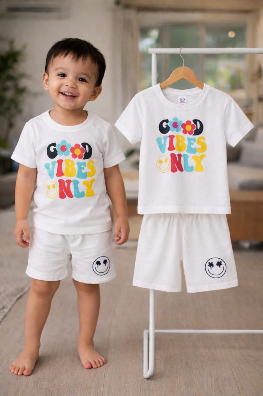 6M - 6Y Kids T- Shirt Set - A