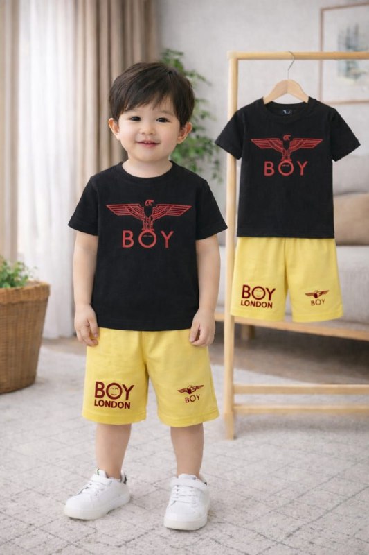 6M - 6Y Kids T- Shirt Set - A