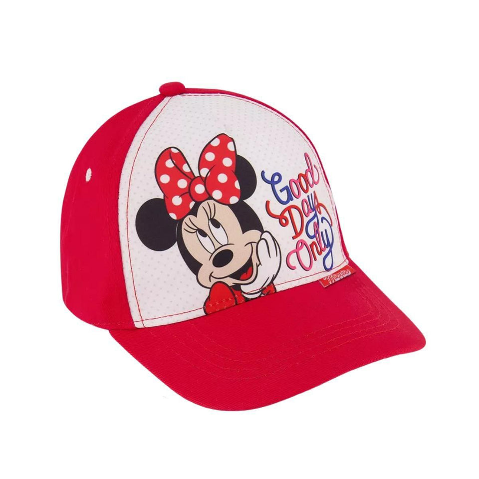 Minnie Mouse "Good Days Only" Red Cap for Kids – Disney Style