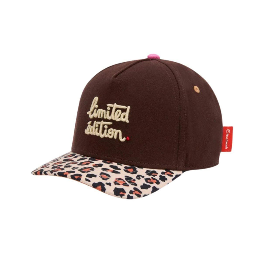 Limited Edition Leopard-Print Brim Cap – Brown