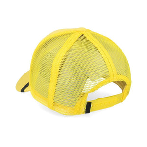 Sunny Kid Goat Embroidered Yellow Mesh Cap – Snapback for Ages 5–18