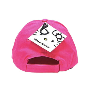Hello Kitty Embroidered Pink Cap for Girls (Ages 5–18)