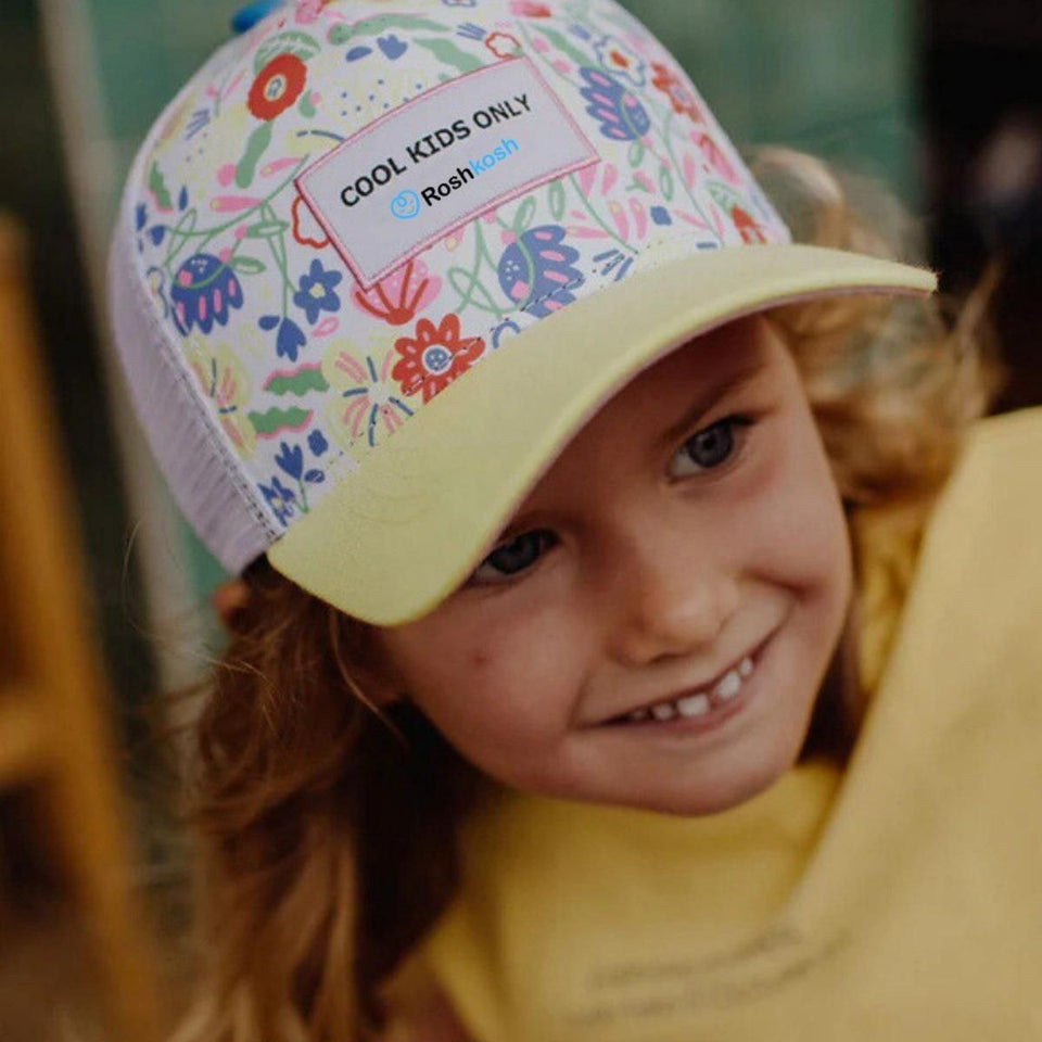 Cool Kids Only Floral Mesh Cap – Summer Edition