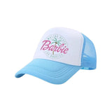 Barbie Malibu Mesh Cap – Sky Blue Edition (5–18 Years)