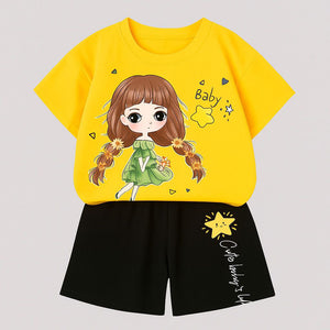 Premium T-Shirt Set Fit For Summer