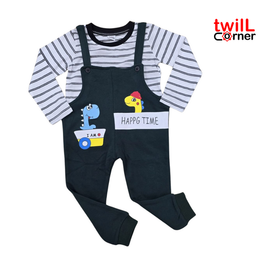 Full Rum-par Set for Cute baby Navy Blue