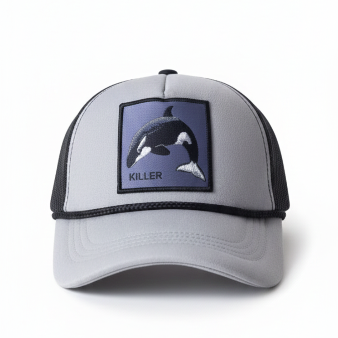 ( Men’s ) Twill Corner Men’s Killer Orca Mesh Cap – Premium Outdoor Sports Style