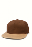 Classic Two-Tone Brown & Beige Kids’ Cap – Stylish Everyday Wear