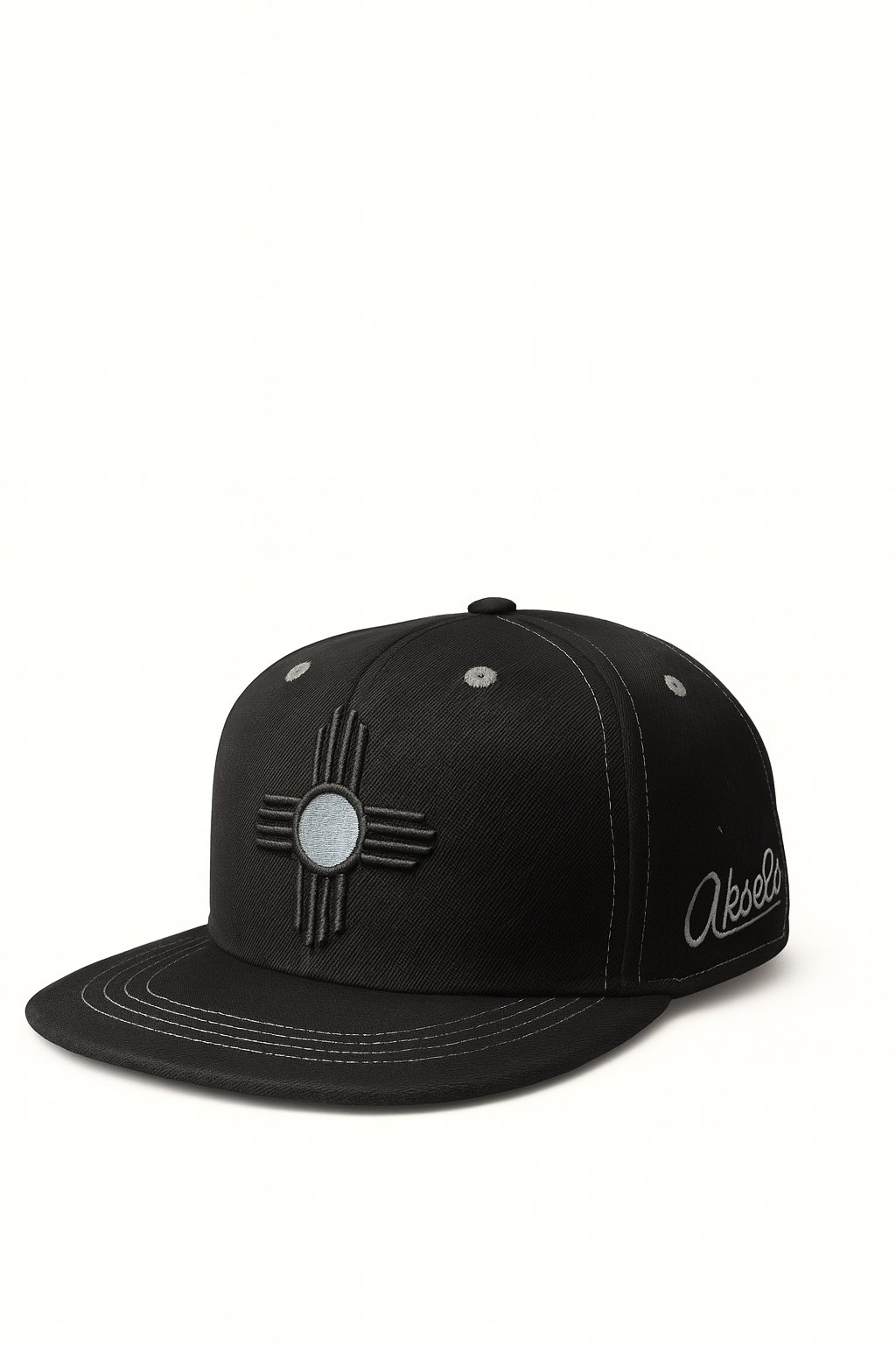 (5Y–18 Years) Urban Edge Black Snapback – Classic Street Style Cap