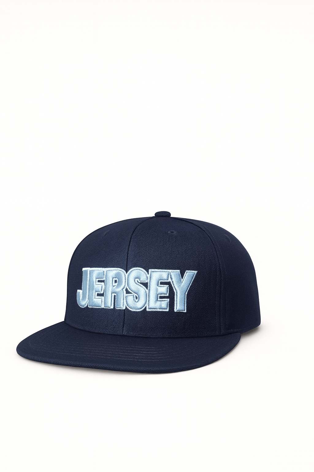 (5Y–18 Years) Navy Blue Jersey Snapback Cap – Classic Streetwear Style