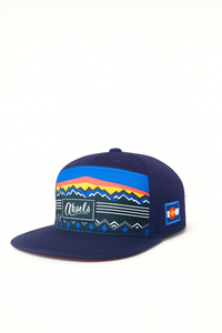 (5Y–18 Years) Colorado Horizon Snapback Cap – Navy Blue Adventure Style