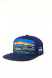 (5Y–18 Years) Colorado Horizon Snapback Cap – Navy Blue Adventure Style