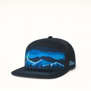 (5Y–18 Years) Midnight Mountain Snapback Cap – Adventure Style
