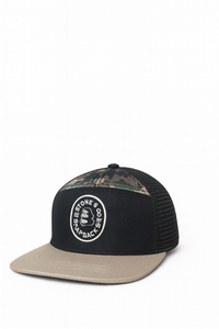 (5Y–18 Years) Camo Patch Snapback Cap – Urban Adventure Style