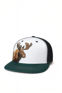 (5Y–18 Years) Wild Moose Embroidered Snapback Cap – Adventure Spirit Style