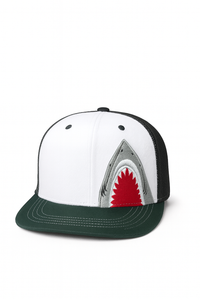 (5Y–18 Years) Shark Attack Snapback Cap – Bold Ocean Style for Kids & Teens