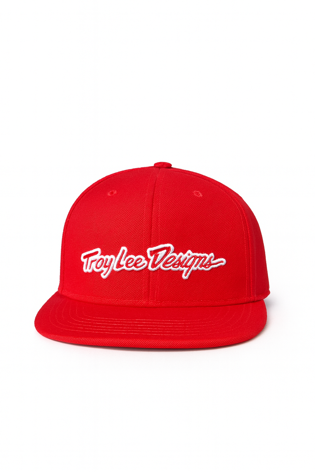 (5Y–18 Years) Troy Lee Designs Red Snapback Cap – Bold Streetwear for Kids & Teens