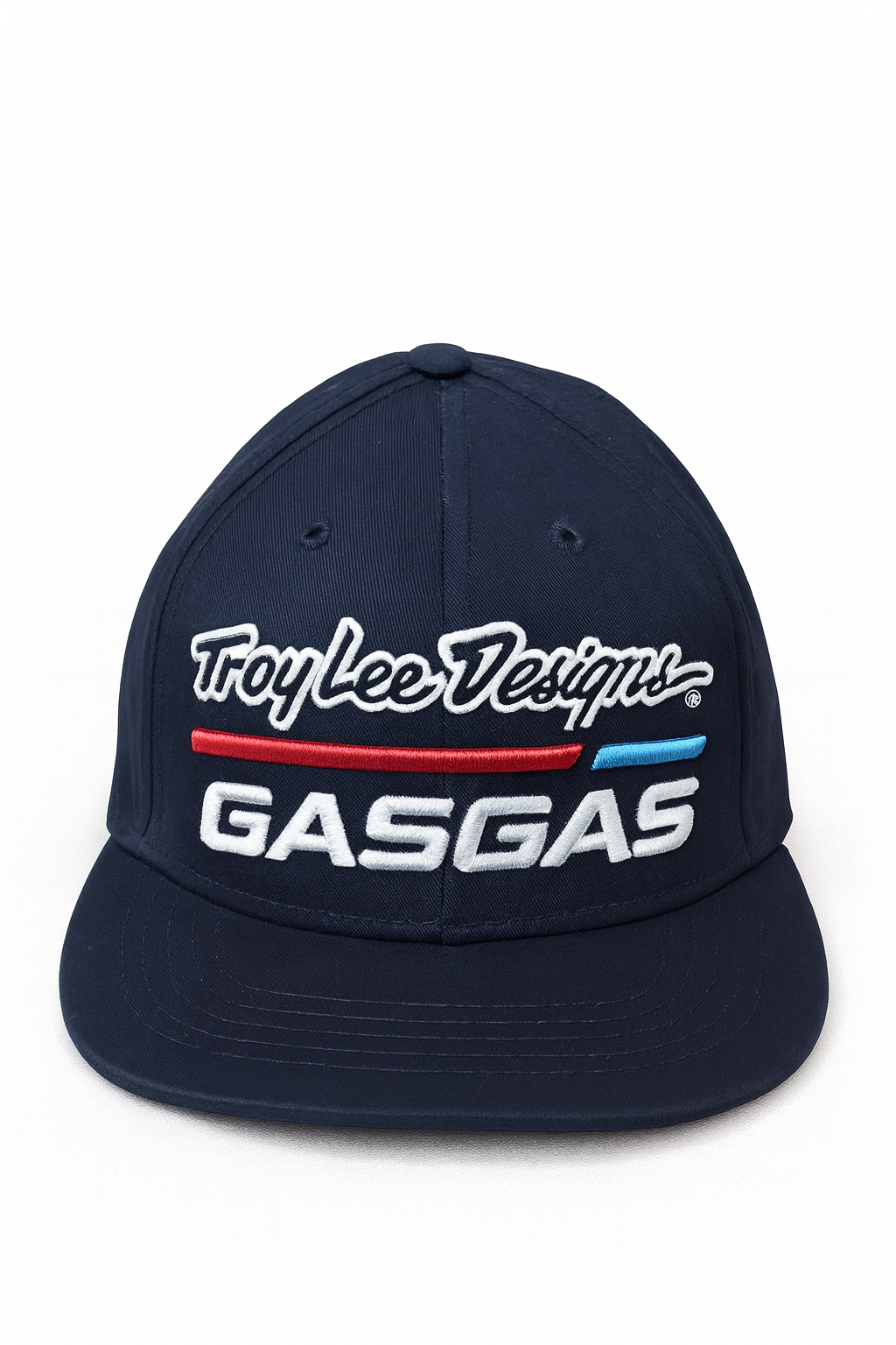 (5Y–10 Years) Troy Lee Designs GASGAS Navy Snapback Cap – Racing Style for Kids