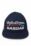 (5Y–10 Years) Troy Lee Designs GASGAS Navy Snapback Cap – Racing Style for Kids