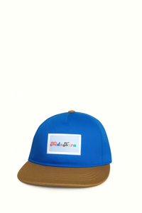(5–18 Years) KidsXtra Bold Blue & Brown Cap – Everyday Cool Style