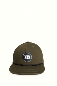 Wild Child Olive Green Cap – Rugged Style for Bold Kids