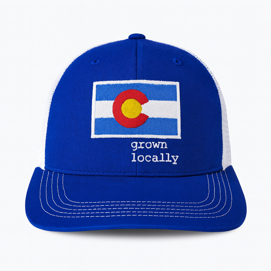 Blue Colorado "Grown Locally" Trucker Cap – Youth Lifestyle Edition