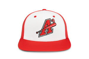 Red & White Baseball A’s Kids’ Cap – Sporty Style Edition