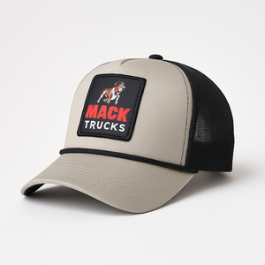 ( Men’s ) Twill Corner Men’s MACK TRUCKS Patch Mesh Cap – Premium Outdoor & Street Style