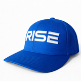 Men’s RISE Embroidered Blue Cap – Premium Cotton Baseball Cap for Casual Wear