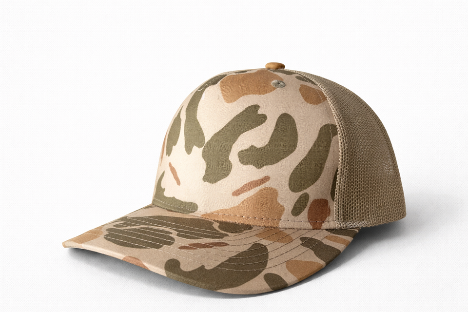 Men’s Camouflage Mesh Cap – Breathable Trucker Style | Casual & Outdoor Wear