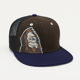 Twill Corner Wildwood Yeti Kids Cap – Brown & Navy Snapback Hat