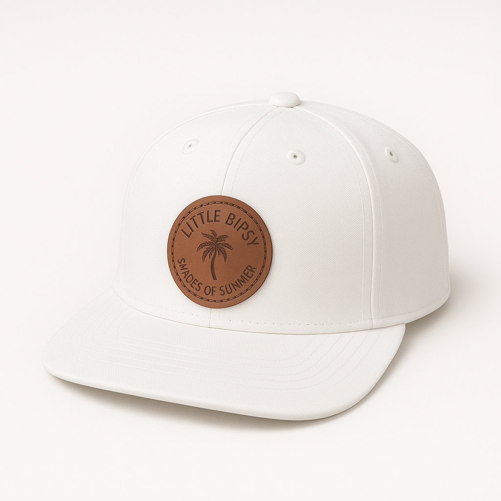 White Baby & Kids Cap – Twill Corner | Little Bipsy 