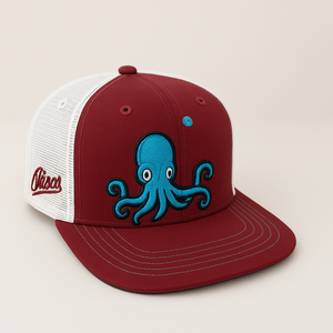 Deep Sea Explorer” Octopus Trucker Cap for Kids
