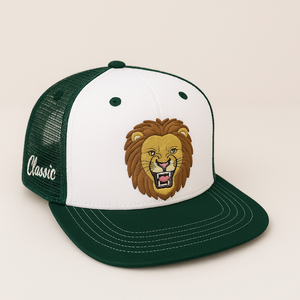 Roaring King” Lion Trucker Cap for Kids