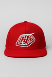 TLD Signature” Bold Red Snapback Cap