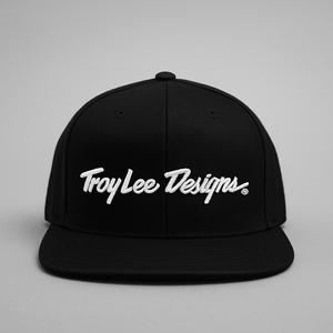 Troy Lee Signature” Classic Black Snapback Cap