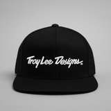 Troy Lee Signature” Classic Black Snapback Cap