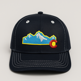 Colorado Peaks” Mountain Embroidery Cap
