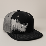 Rhino Force” Black & Grey Trucker Cap for Kids By Twill Corner
