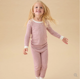 (0 Month to 3 Years) Twill Corner Winter Premium Kids Thermal Striped Set – Soft & Cozy Inner Wear