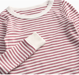 (0 Month to 3 Years) Twill Corner Winter Premium Kids Thermal Striped Set – Soft & Cozy Inner Wear