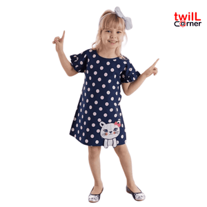 [1-7 years] Denokids Glittery Cat Girl Dress