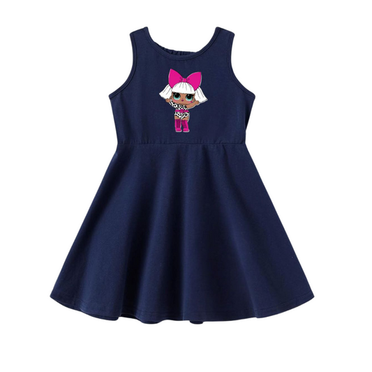 L.O.L. SURPRISE! Girls Graphic Ruffled Bow Dress Top Outfit Sets Sizes 2-10 years