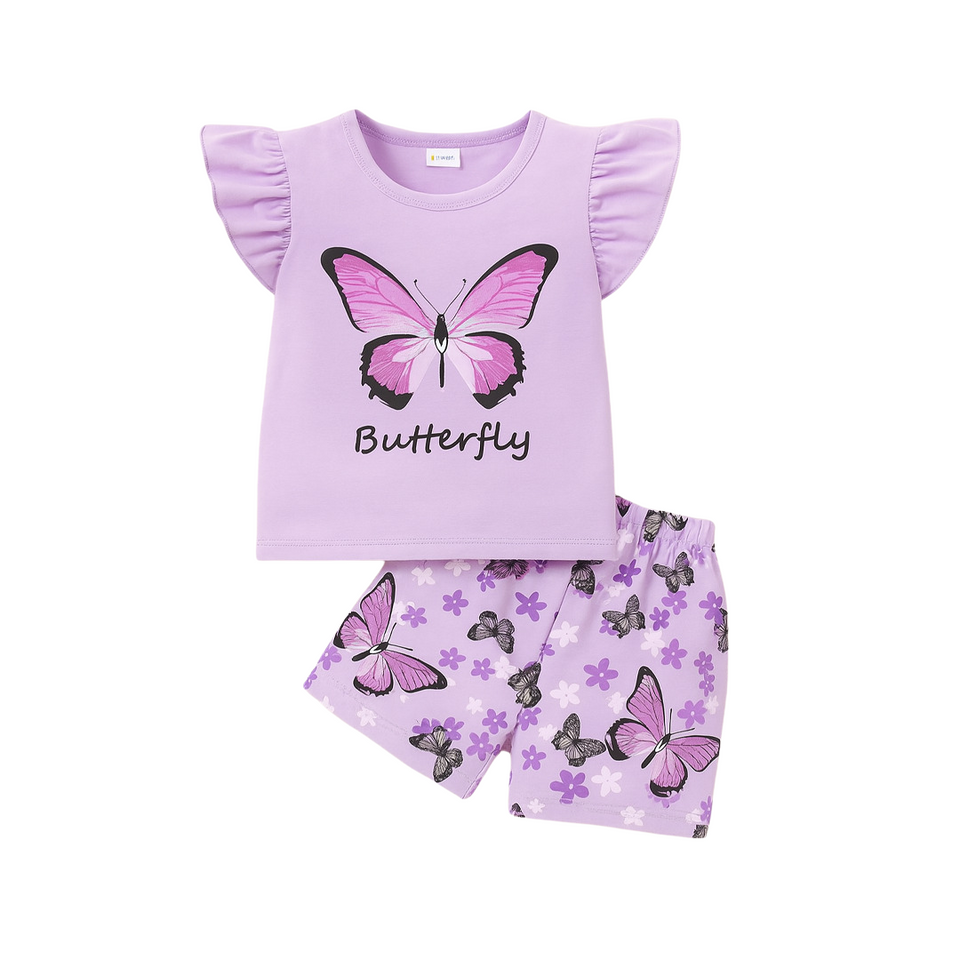 (6M-6Y) Lavender Butterfly Garden Set